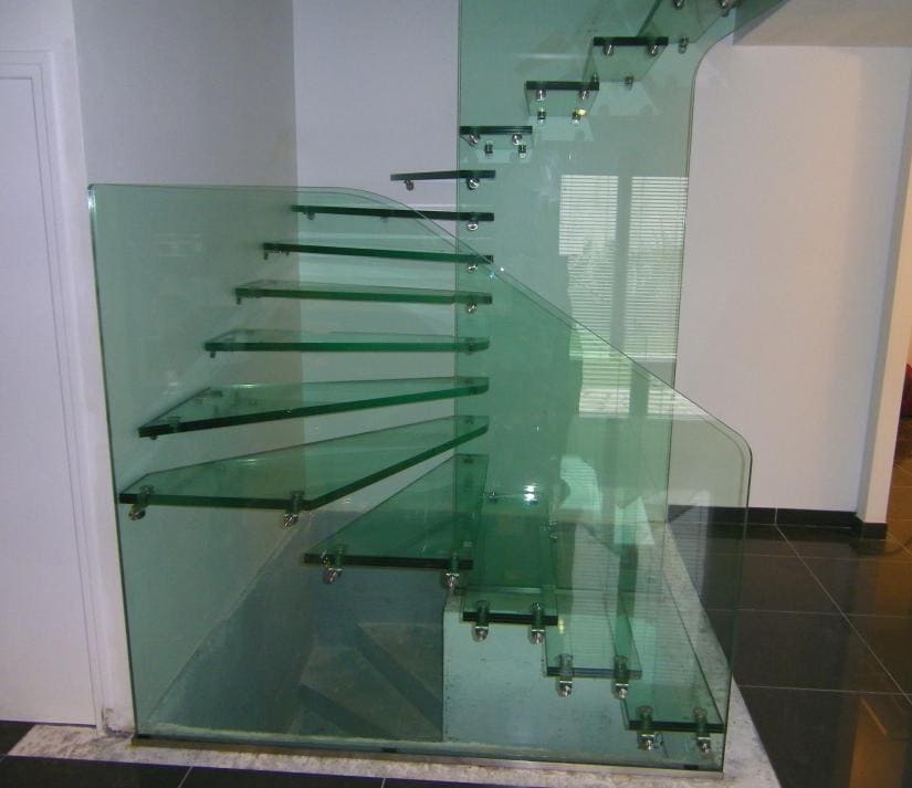 стеклянные лестницы 4